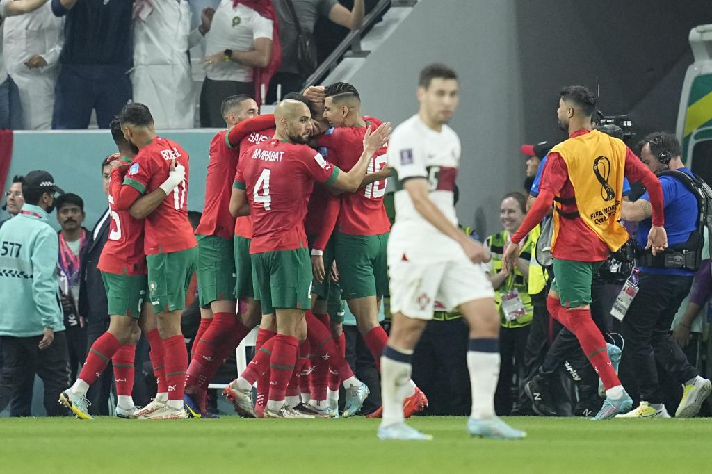 Marruecos hace historia al vencer 1-0 a Portugal en cuartos de final