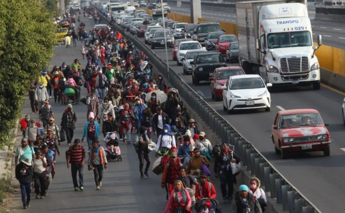 Primera caravana de migrantes de 2023 arranca este sábado desde el sur de México hacia EEUU