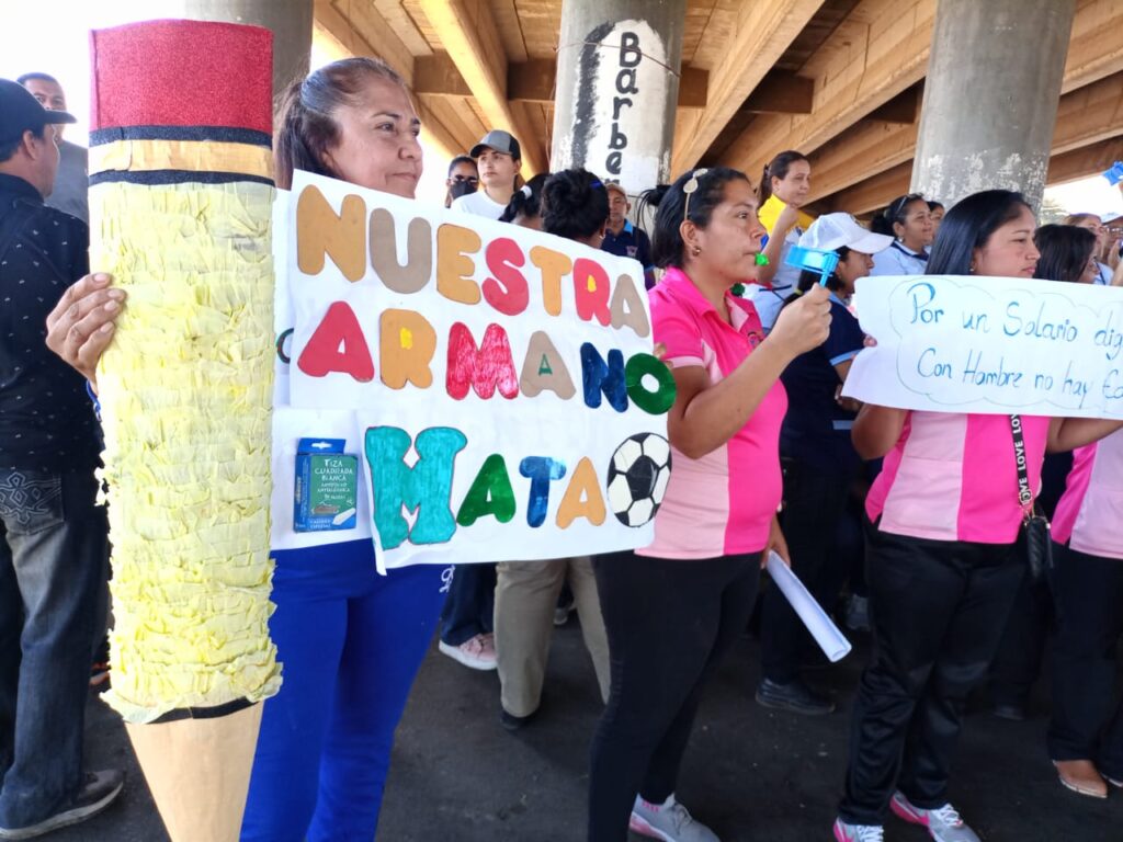 docentes protestan en Maracaibo