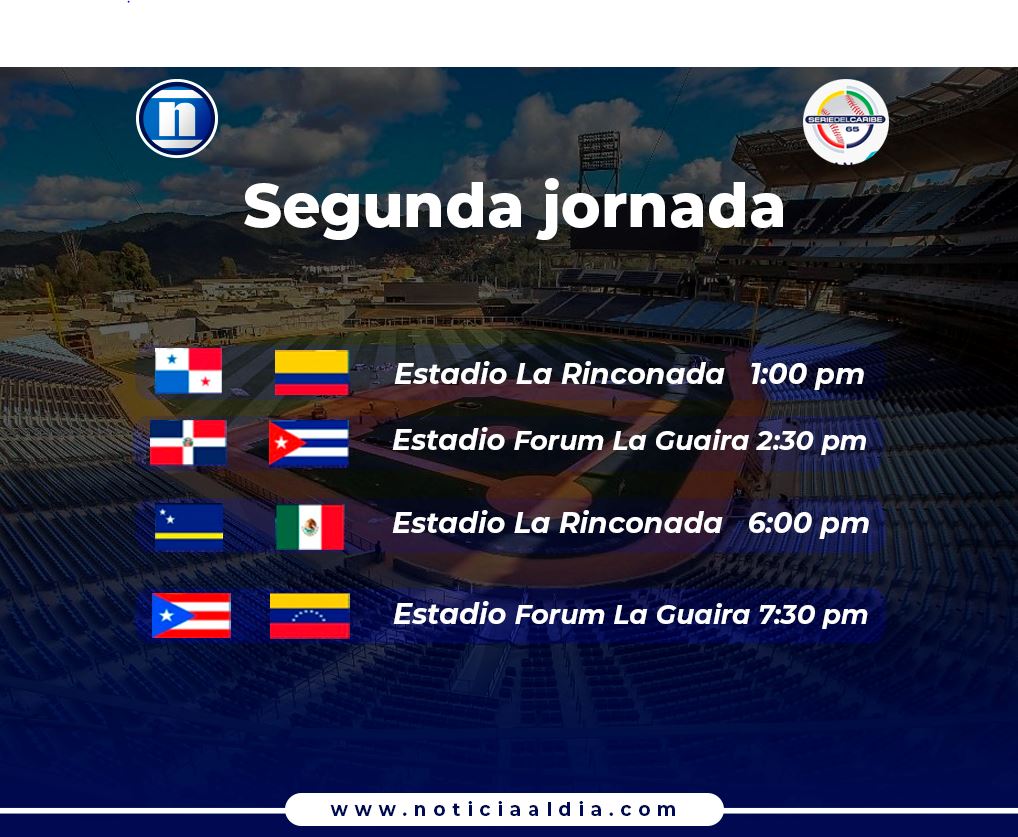 Juegos para hoy en la Serie del Caribe 2023