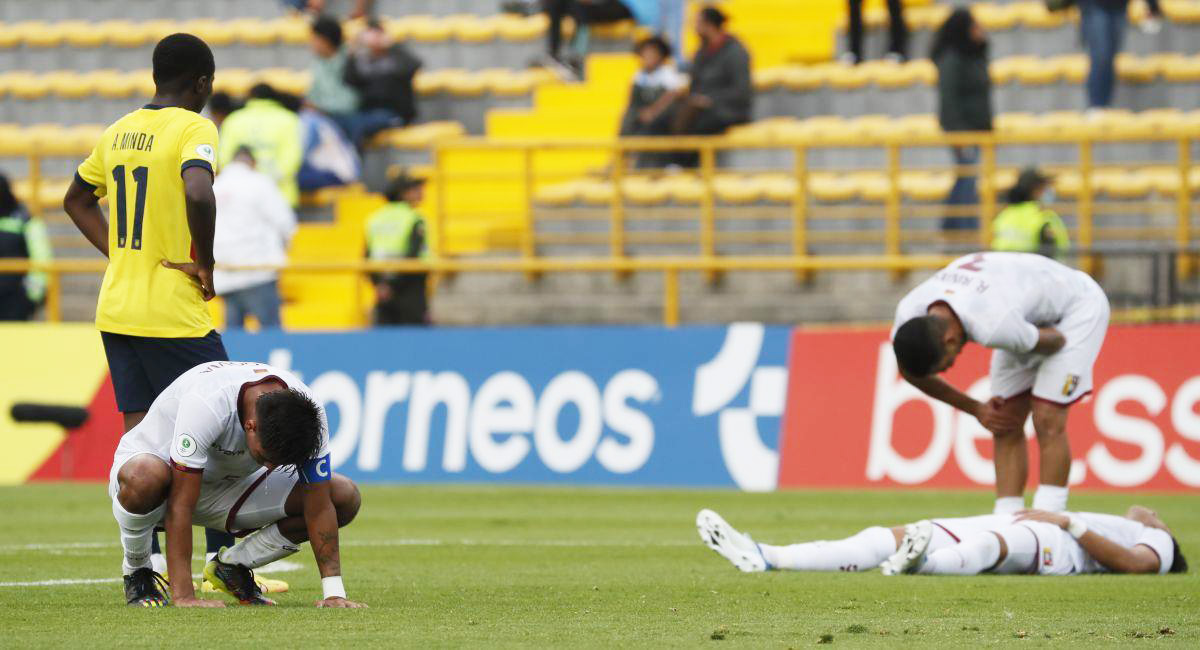 Venezuela deja escapar la victoria tras empatar 1-1 con Ecuador en el Sudamericano Sub-20