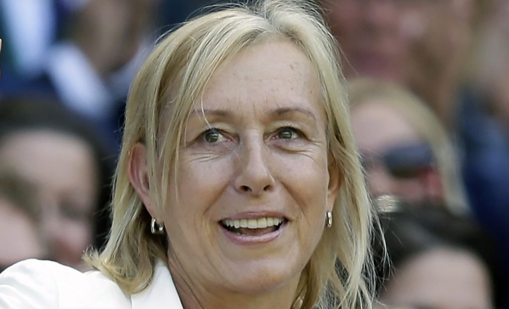 La leyenda del tenis Martina Navratilova supera cáncer de mama y de garganta