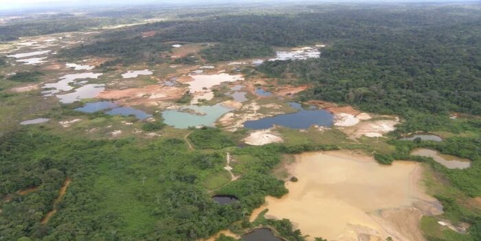 Denuncian 3.200 hectáreas envenenadas con mercurio en el Parque Yapacana