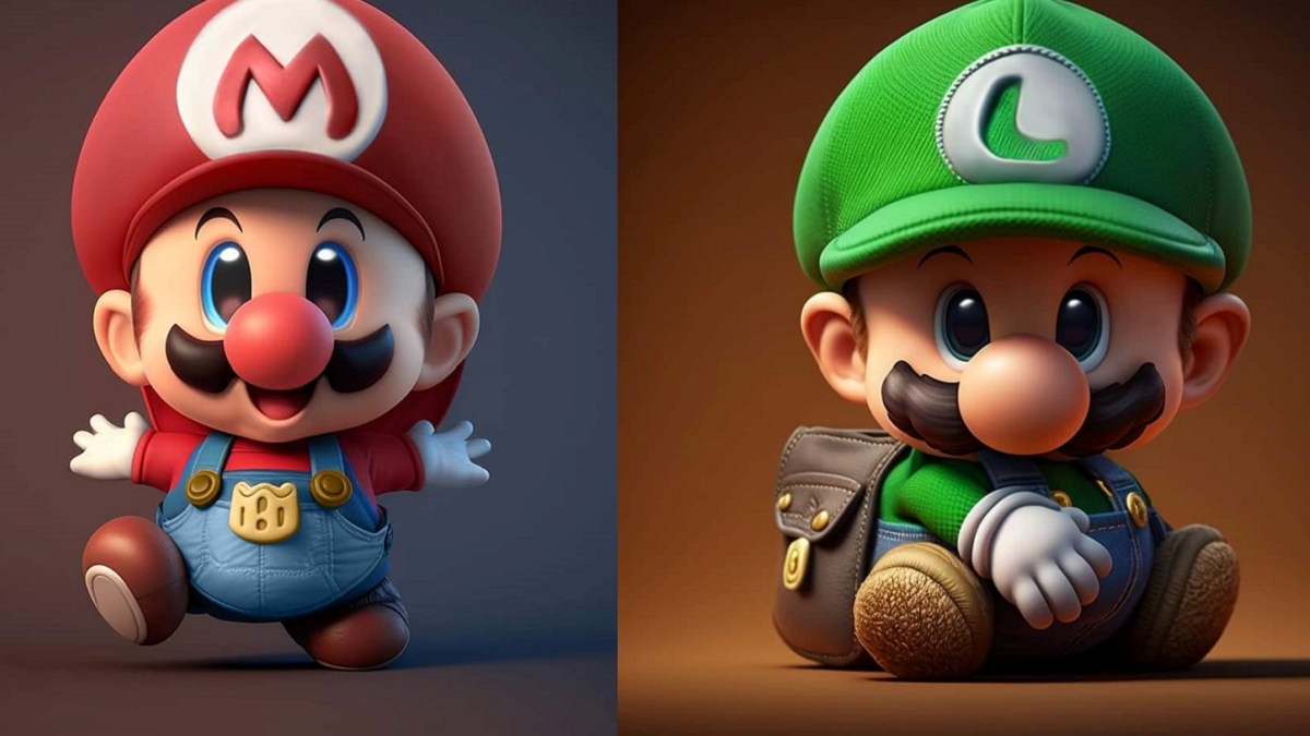 Inteligencia artificial muestra a los personajes de Super Mario Bros como si fuesen bebés (+Fotos)