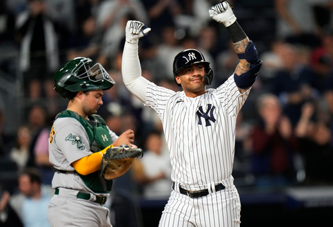 Los venezolanos Gleyber Torres y Oswaldo Cabrera se fueron para la calle en triunfo de Yankees (+Video)