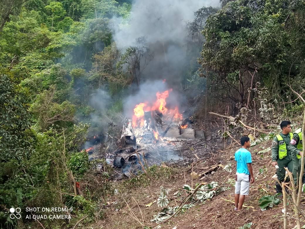 Un piloto muerto tras estrellarse un Sukhoi de la FANB