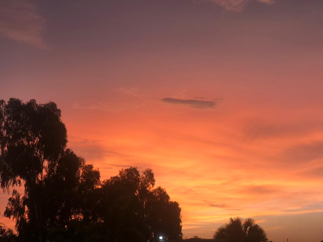 ATARDECER de fuego en Maracaibo