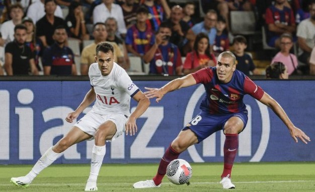 Barcelona gana el trofeo Joan Gamper tras derrotar en los últimos minutos al Tottenham