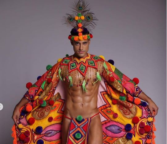 Traje wayúu de Blanca Fernández impresionó en el Mister International de Tailandia (+video)