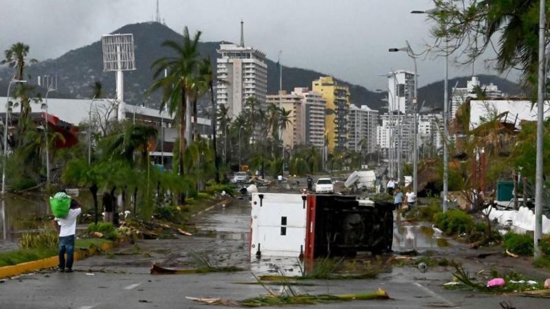 27 muertos y cuatro desaparecidos deja el huracán Otis en su paso por México