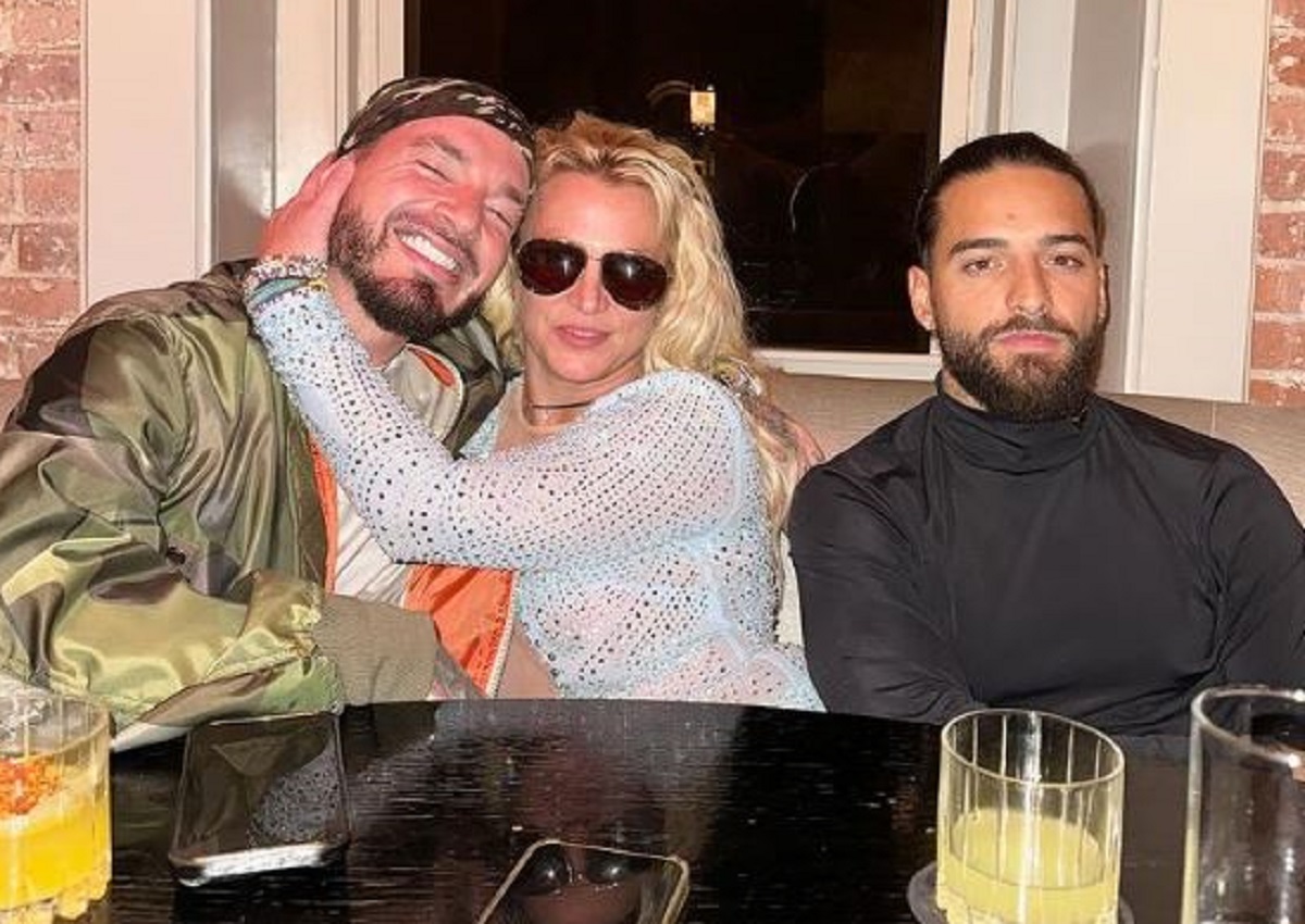 La curiosa foto de Britney Spears, Maluma y J Balvin. ¿De qué se trata?