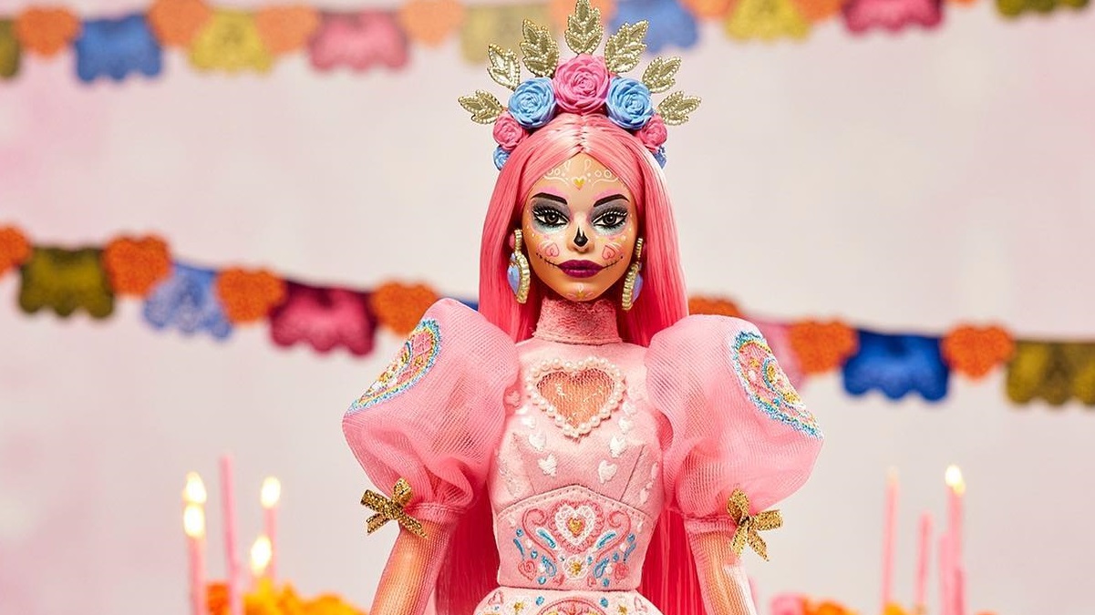 Mattel presenta Barbie mexicana inspirada en el Día de Muertos