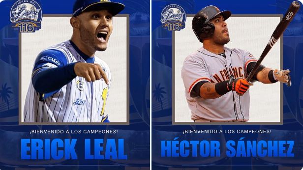 El aguilucho Héctor Sánchez y Erick Leal reforzarán a los Tigres de Licey de la Liga Dominicana