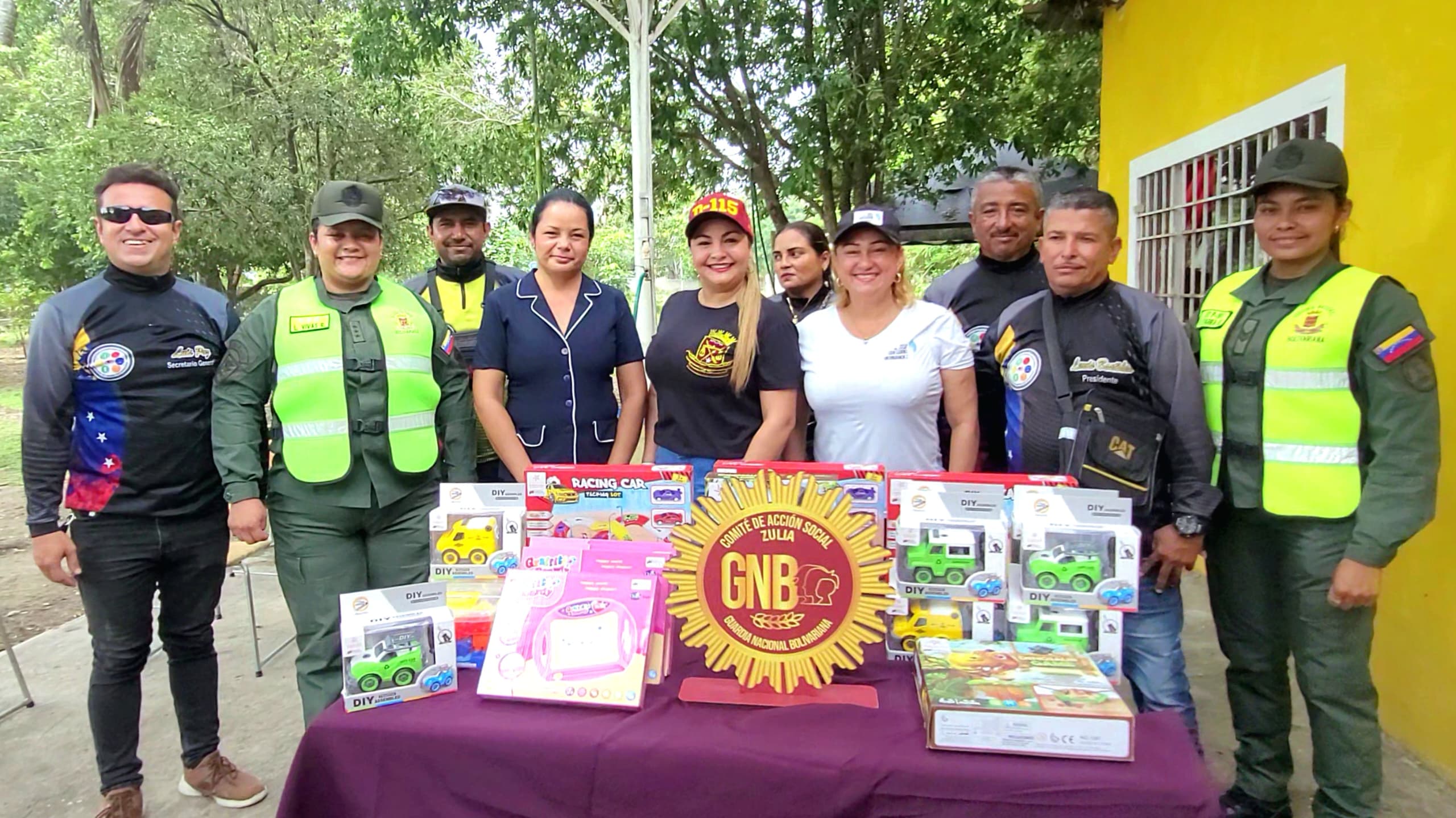 GNB brindó alegría a los niños del Instituto de Educación Especial Lina Rosa Arellano en el Sur del Lago