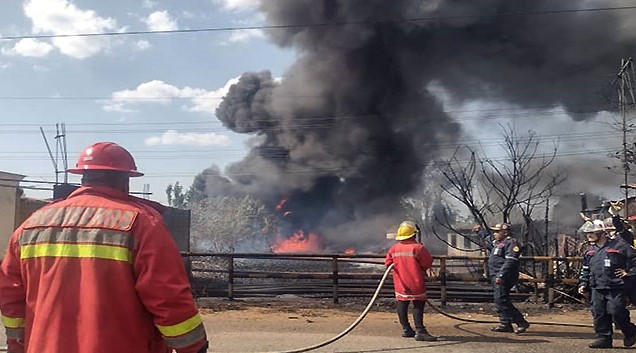 Incendio en el sector El Danto de Lagunillas causó estragos en dos casas: No se reportaron heridos o lesionados