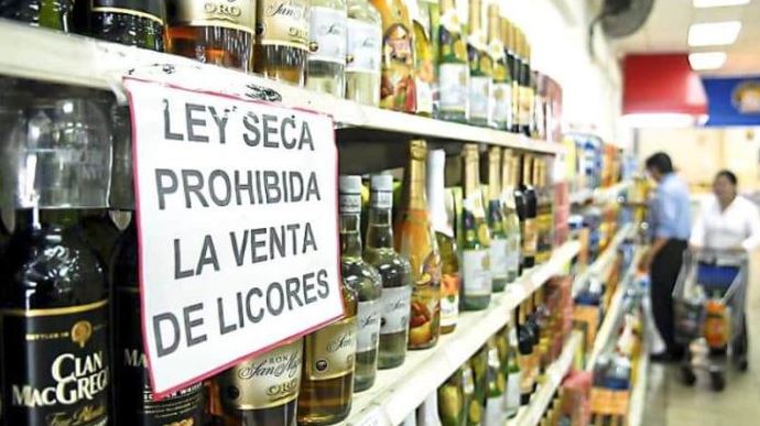 Continúa Ley Seca hasta el Domingo de Resurrección