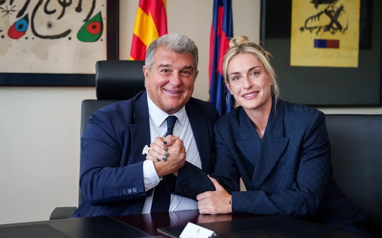 Alexia Putellas renovó su contrato con Barcelona hasta 2026