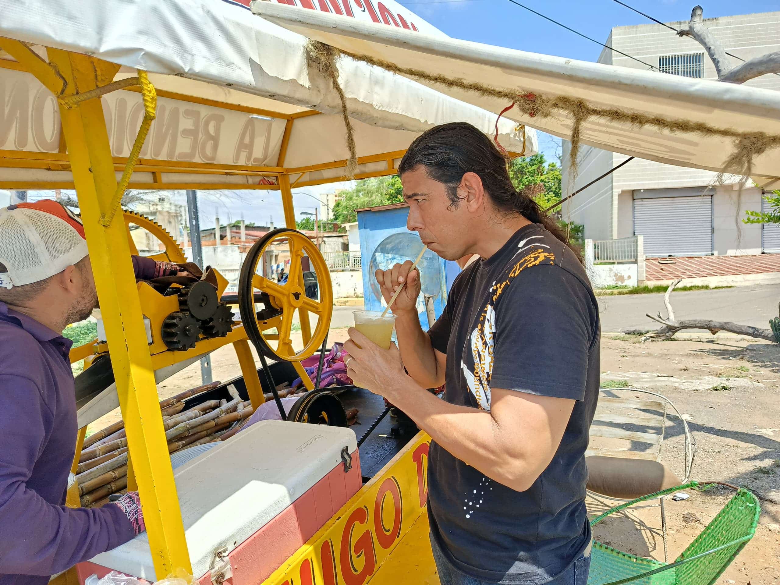 Jugo de caña: un remedio para el calor en Maracaibo