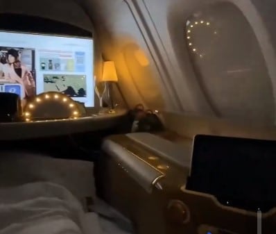 Primera clase en un vuelo de Dubai a San Francisco: 25 mil dolitas