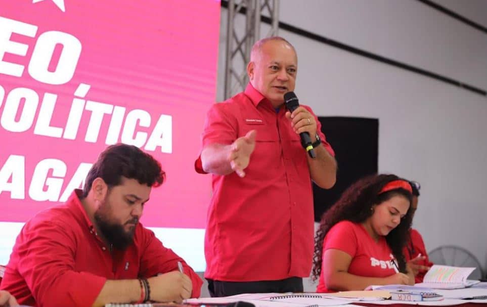 Diosdado Cabello lidera encuentro de chequeo de la maquinaria política Psuv en Monagas