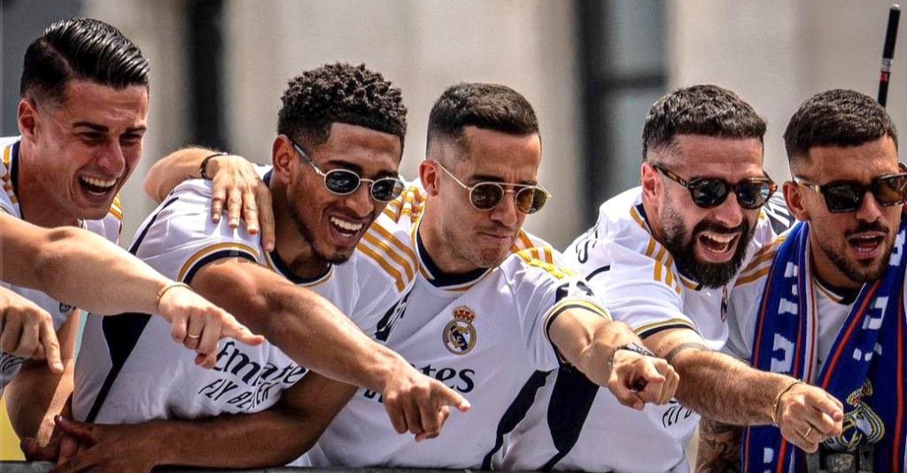 Real Madrid festejó su título de Liga en Cibeles