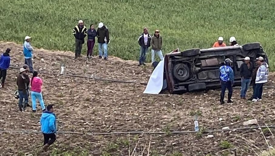 Dos mujeres muertas dejó vuelco de una camioneta en la carretera Trasandina de Mérida