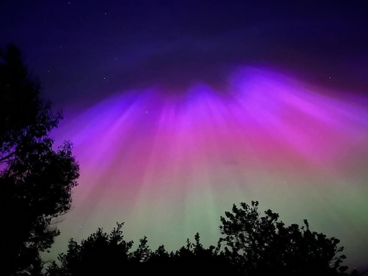 Las auroras boreales que dejó la tormenta solar en el norte de Europa, Australia, Nueva Zelanda, Chile y Argentina