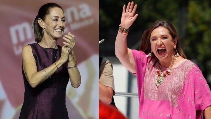 Dos mujeres se disputan la presidencia de México: Cierran la campaña electoral