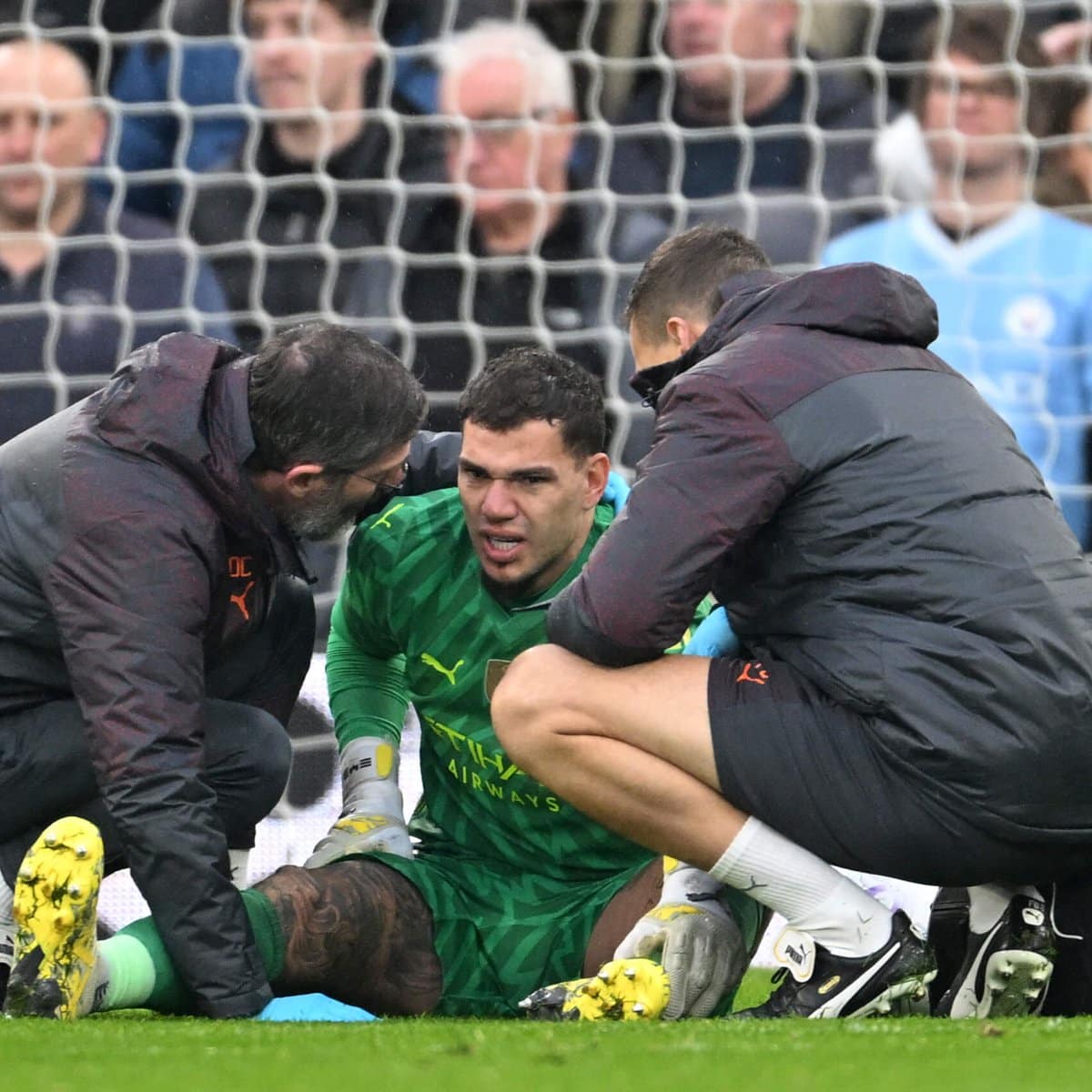 Ederson se lesiona ante el Tottenham y sera baja en el City para Finales Cruciales