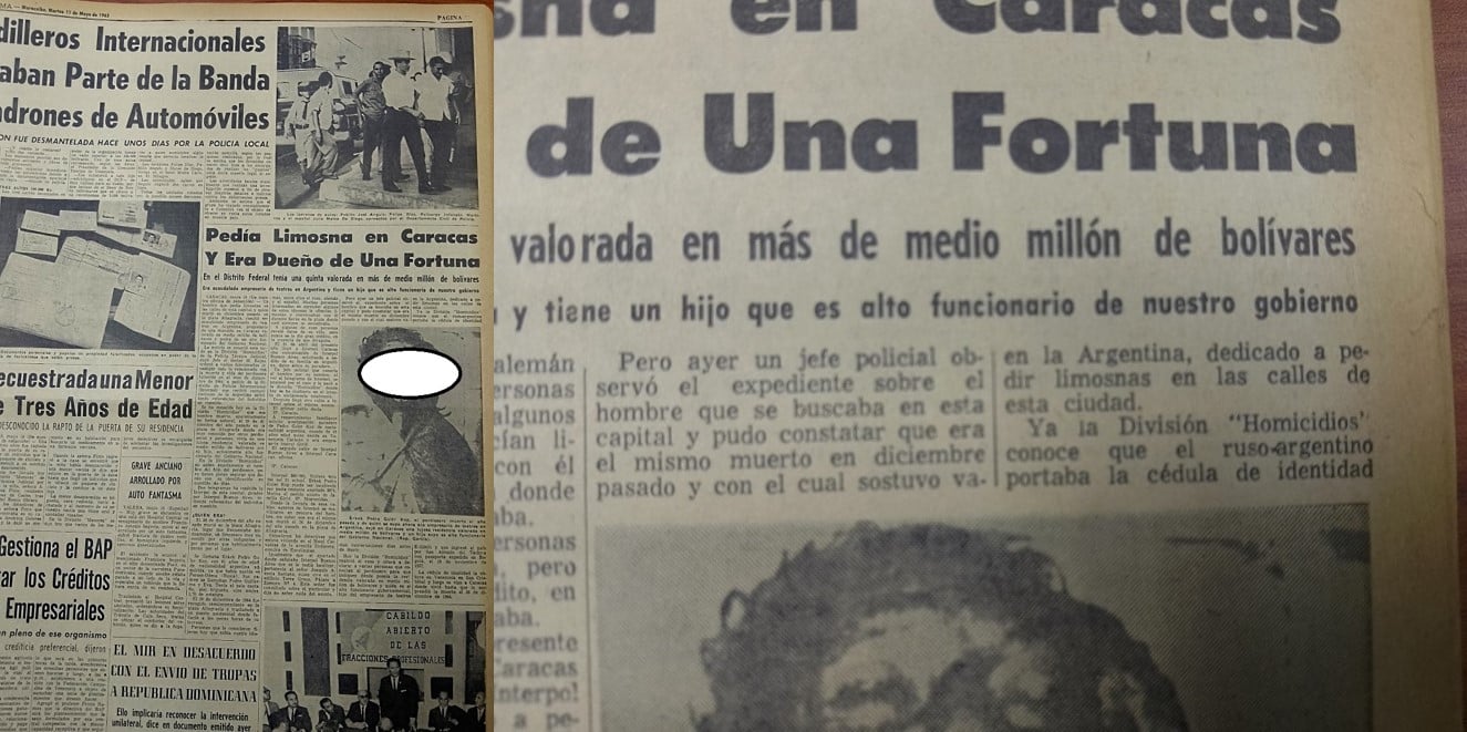 La increíble historia del mendigo millonario de la plaza Altagracia