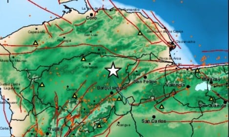 Funvisis registró sismo no sentido en Barquisimeto