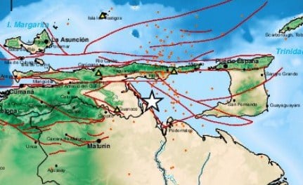 Registran temblor de magnitud 3,2 en Irapa