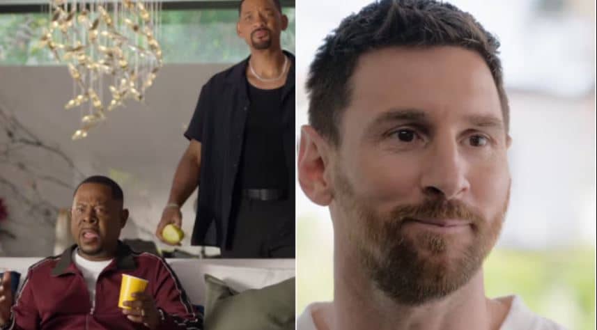 Messi promociona la nueva entrega de Bad Boys junto a Will Smith y Martin Lawrence (Video)