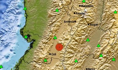 Sismo de magnitud 3,0 se registró en Ginebra-Valle del Cauca en Colombia