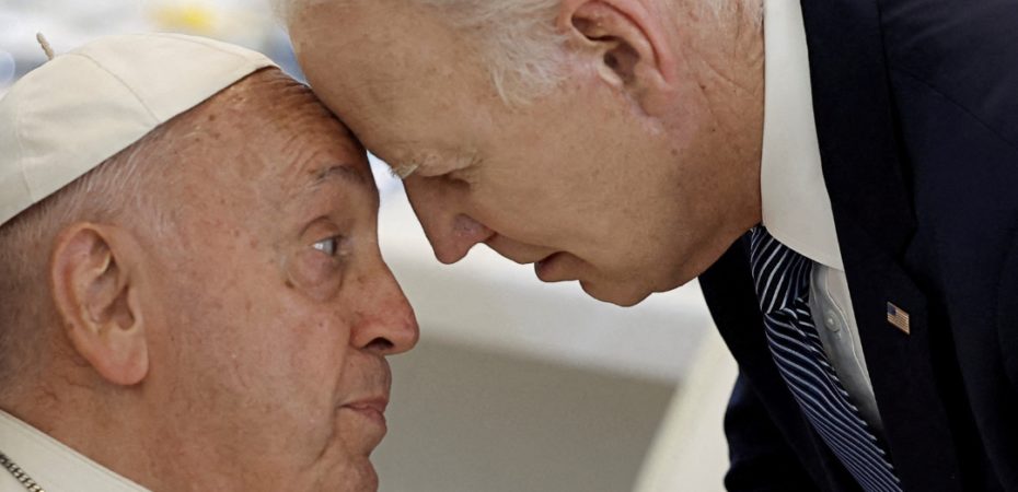 Así de cercano fue el encuentro de Biden con el papa Francisco