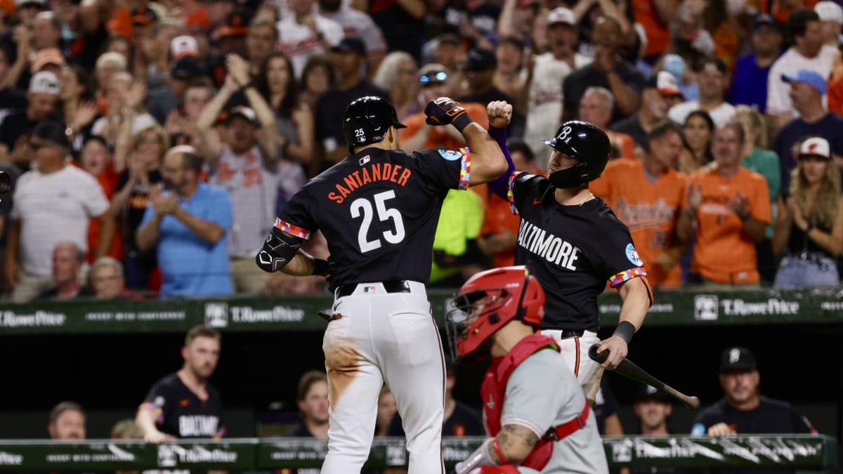 Anthony Santander la botó en duelo ante Filadelfia