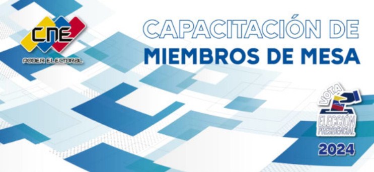 CNE inicia capacitación de los miembros de mesa para la elección presidencial del 28-Jul