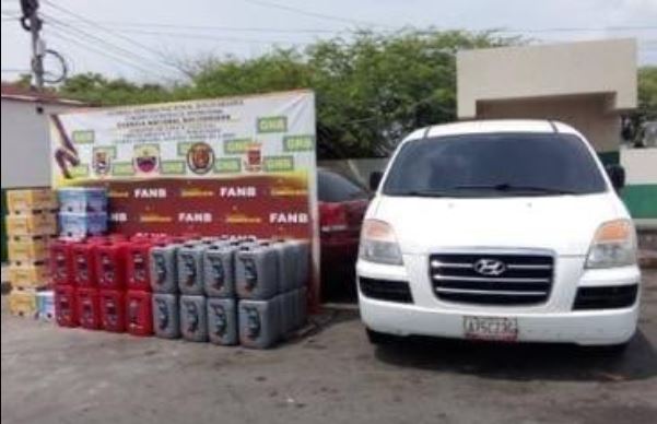 Fanb detuvo a presunto contrabandista de aceite para motor en el Zulia