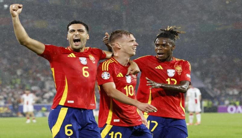 Eurocopa 2024: España remontó con goleada ante Georgia para llegar a cuartos de final