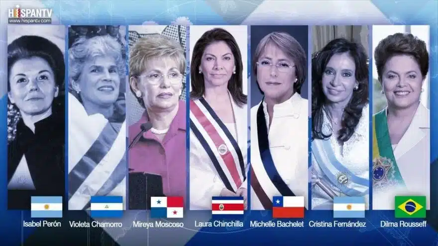 La mujer ha ocupado 13 presidencias de la República en la historia de América Latina