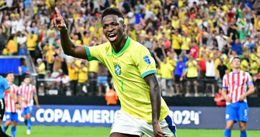 Copa América 2024: Brasil se reivindica y golea a Paraguay con Vinicius como protagonista