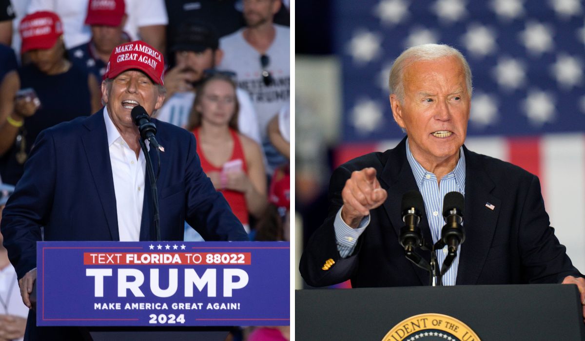 Trump se mofa del lapsus de Biden: 