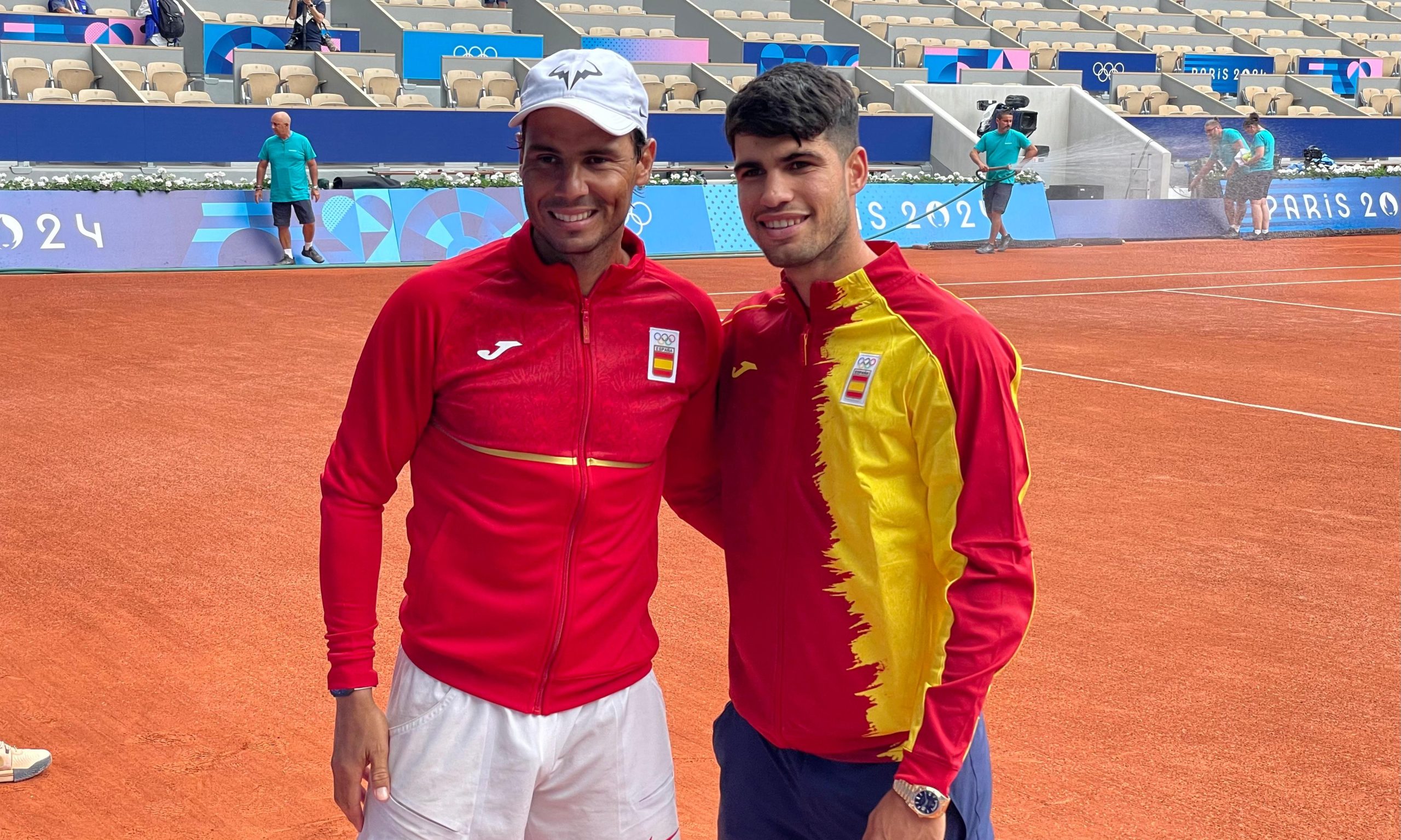 Rafa Nadal y Carlos Alcaraz ya se encuentran en la Villa Olímpica de París