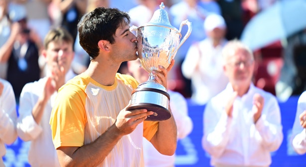 Rafa Nadal no pudo con Nuno Borges en la final de Bastad