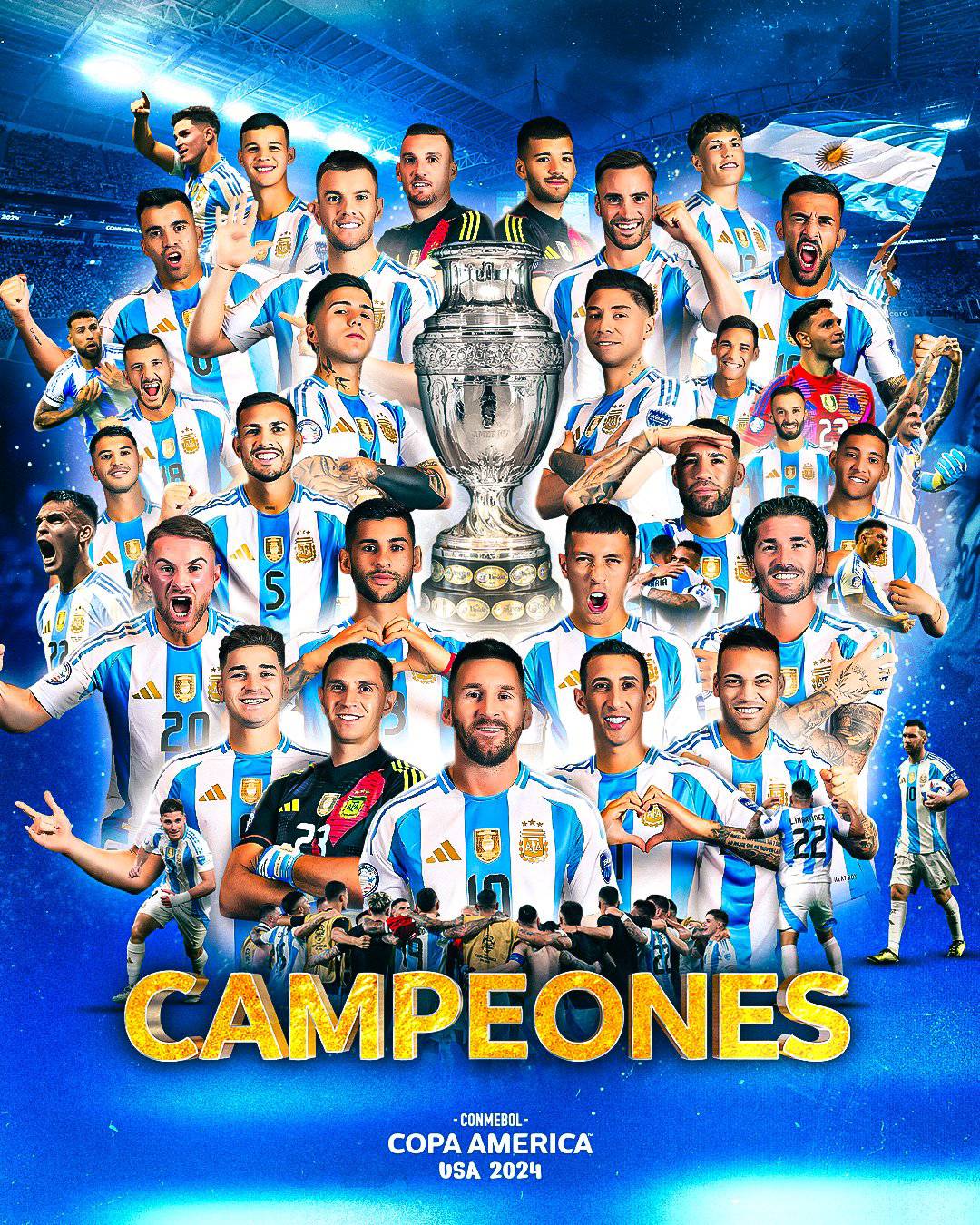 Nicolás Maduro felicita a la selección de Argentina por conquistar su decimosexta Copa América