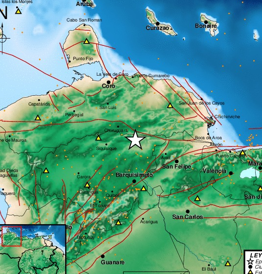 Se registró un sismo en Falcón este 7-Jul