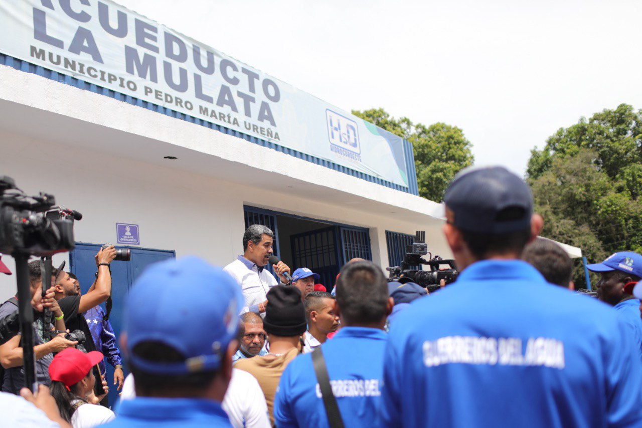 Nicolás Maduro inauguró el Acueducto La Mulata en Táchira