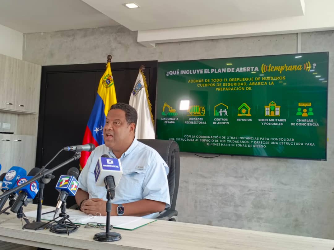 Alcalde de Maracaibo anuncia plan de Alerta Temprana ante las lluvias