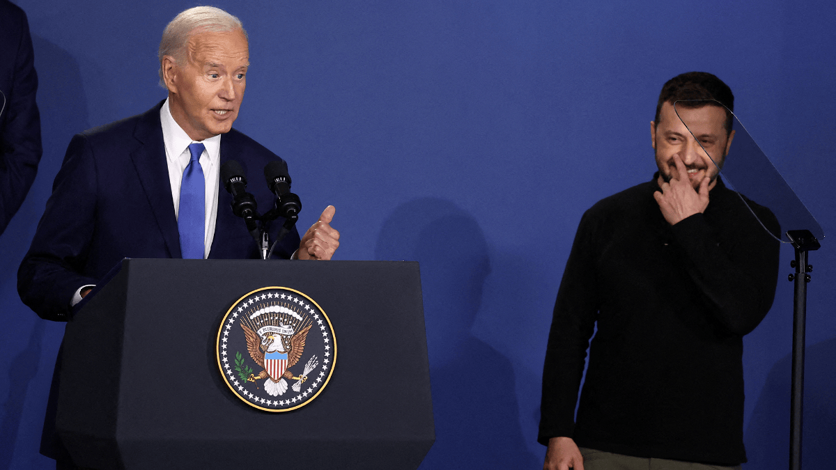 Así fue el momento cuando Biden confundió a Zelenski con Putin