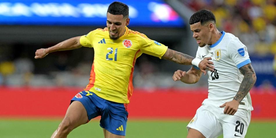 Colombia se metió a la final de la Copa América tras derrotar 1-0 a Uruguay